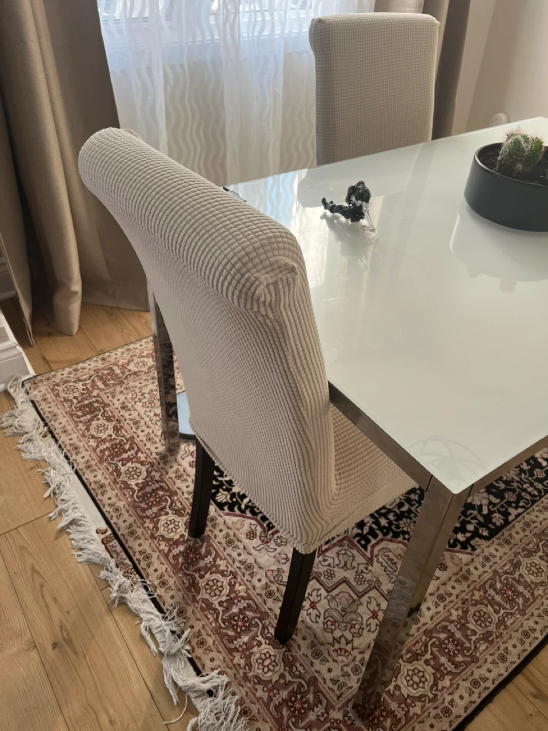 IKEA TORSBY Table Chrome-Plated/High-Gloss White - photo 3