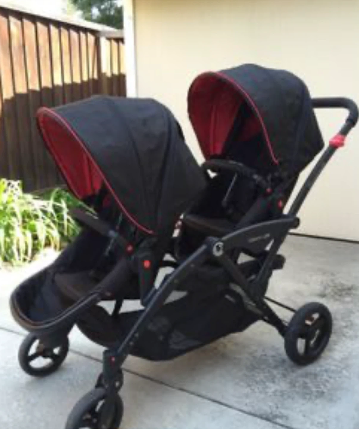 Contours Options Elite V2 Double Stroller - Black/Red - photo 5