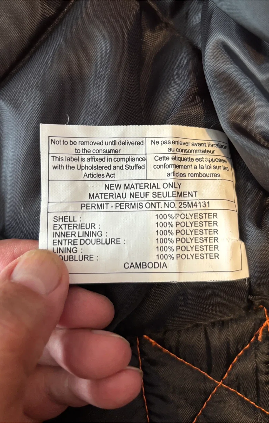 New Wastesco Safety Parka - High Visibility Orange (XL) image indicator(5)