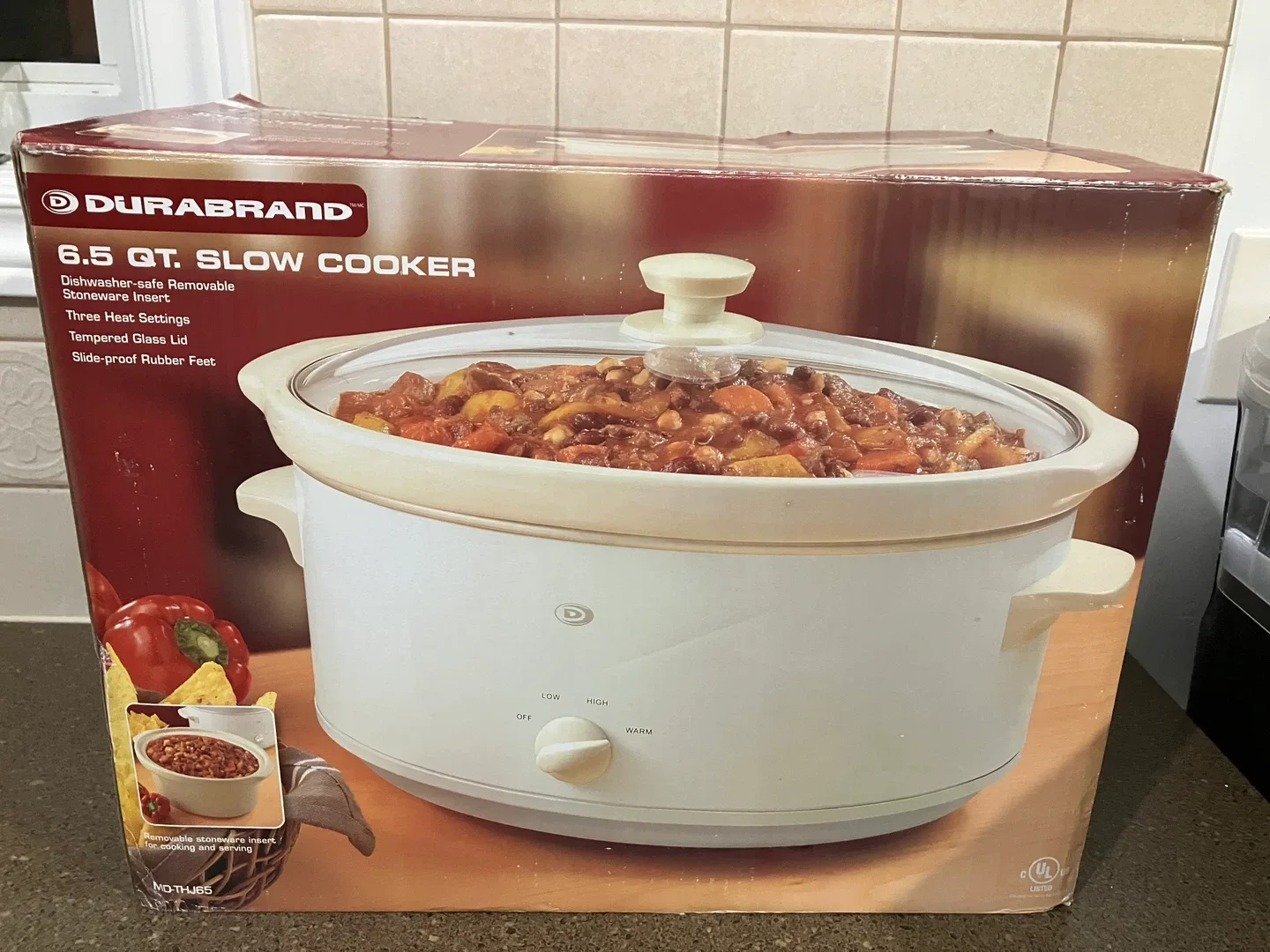 Durabrand 6.5 Qt Slow Cooker with Box image indicator(4)