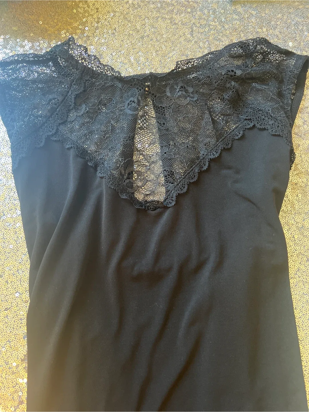 Torrid Black Lace Top - Size 2 thumbnail