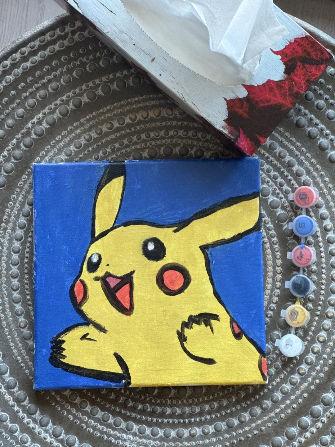 Pikachu Paint-by-Numbers Canvas Art thumbnail