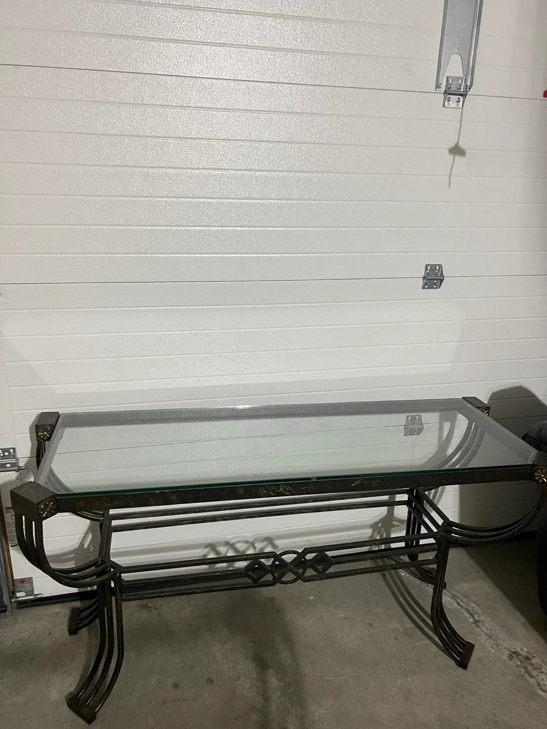 Glass Top Console Table image indicator(5)