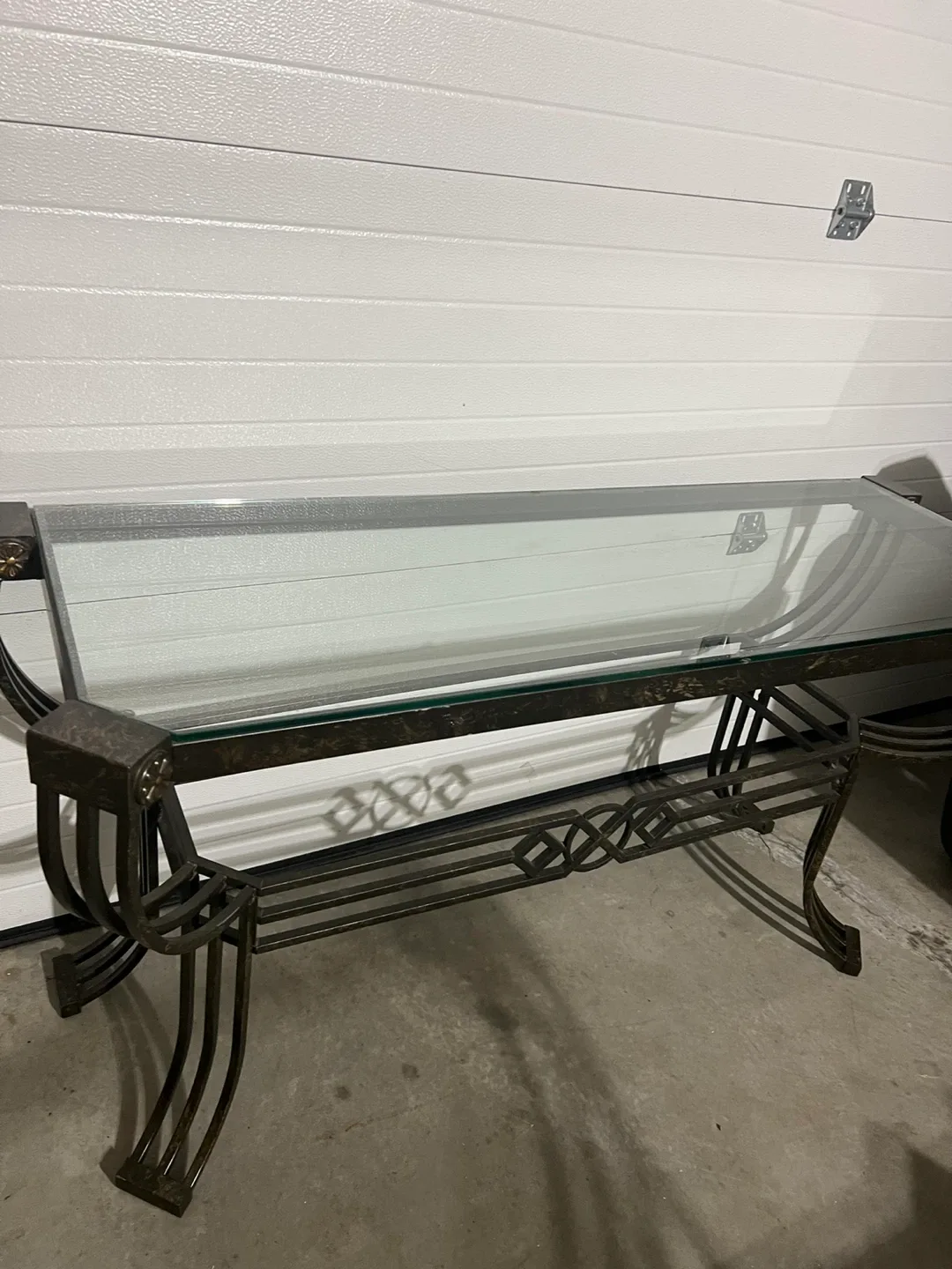 Glass Top Console Table image indicator(2)