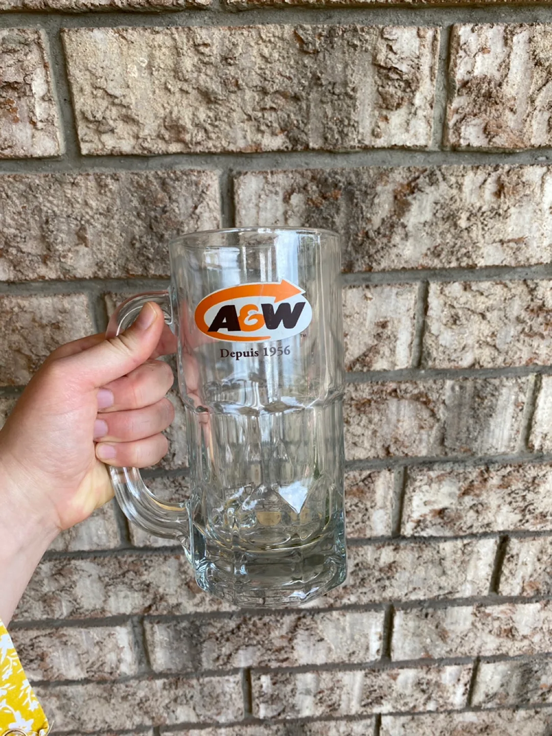 A&W Root Beer Mug Tall Glass thumbnail