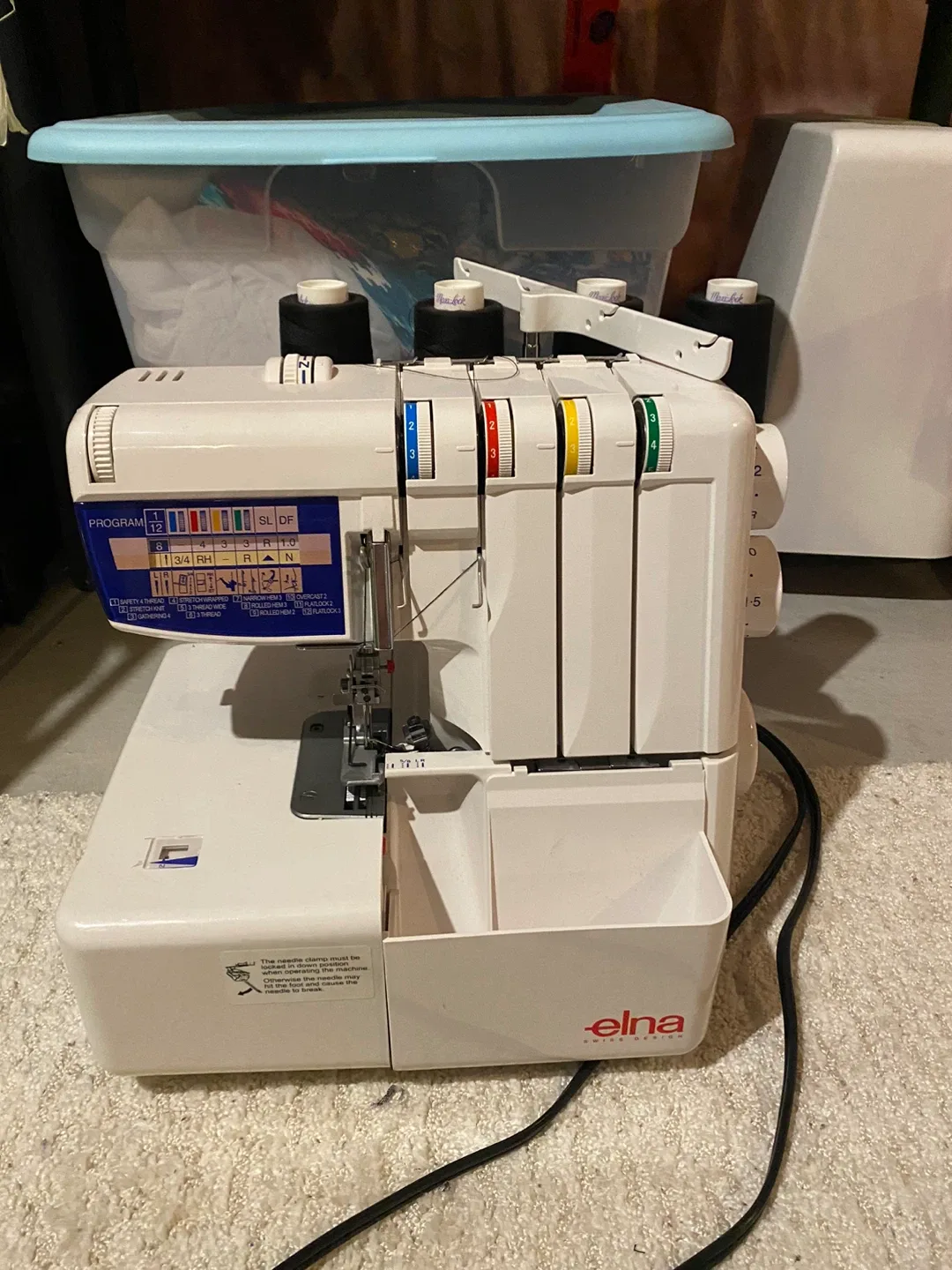 Elna 664 Pro Serger Sewing Machine thumbnail