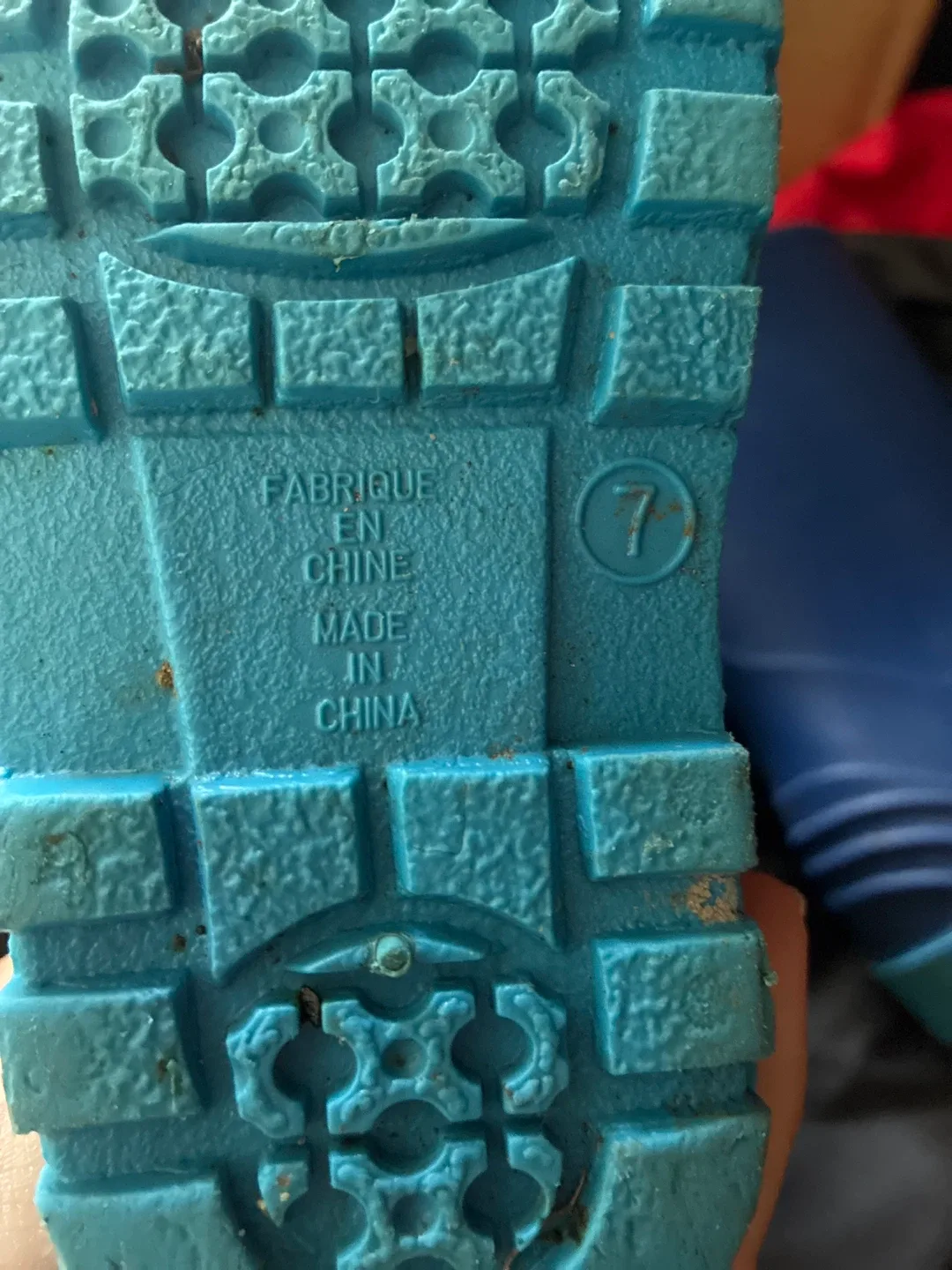 Blue Rain Boots - Size 7 image indicator(2)