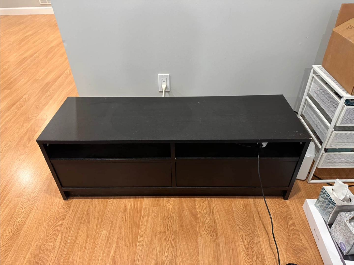 TV unit with 2 drawers - photo 3