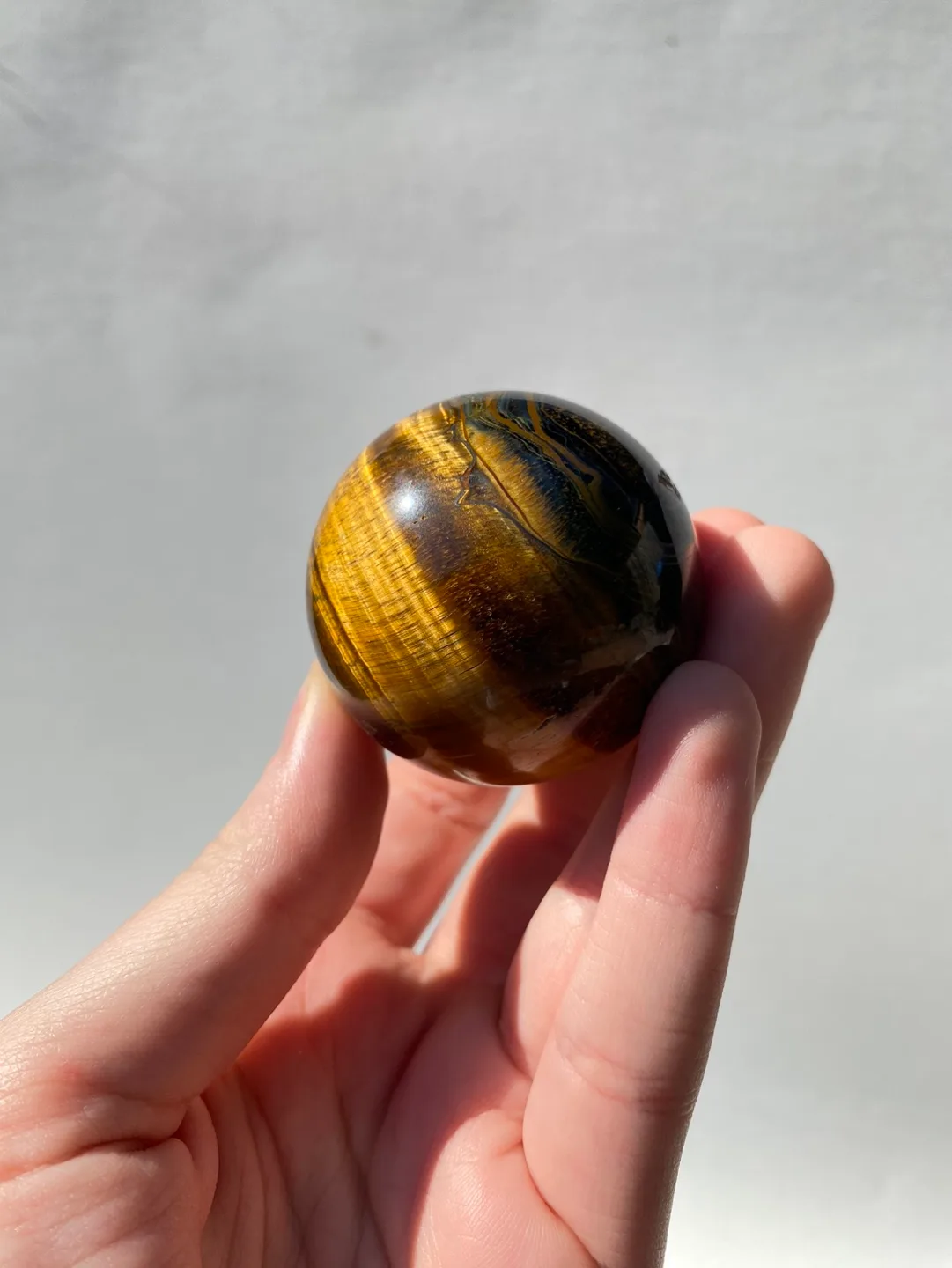 Tiger eye sphere image indicator(3)