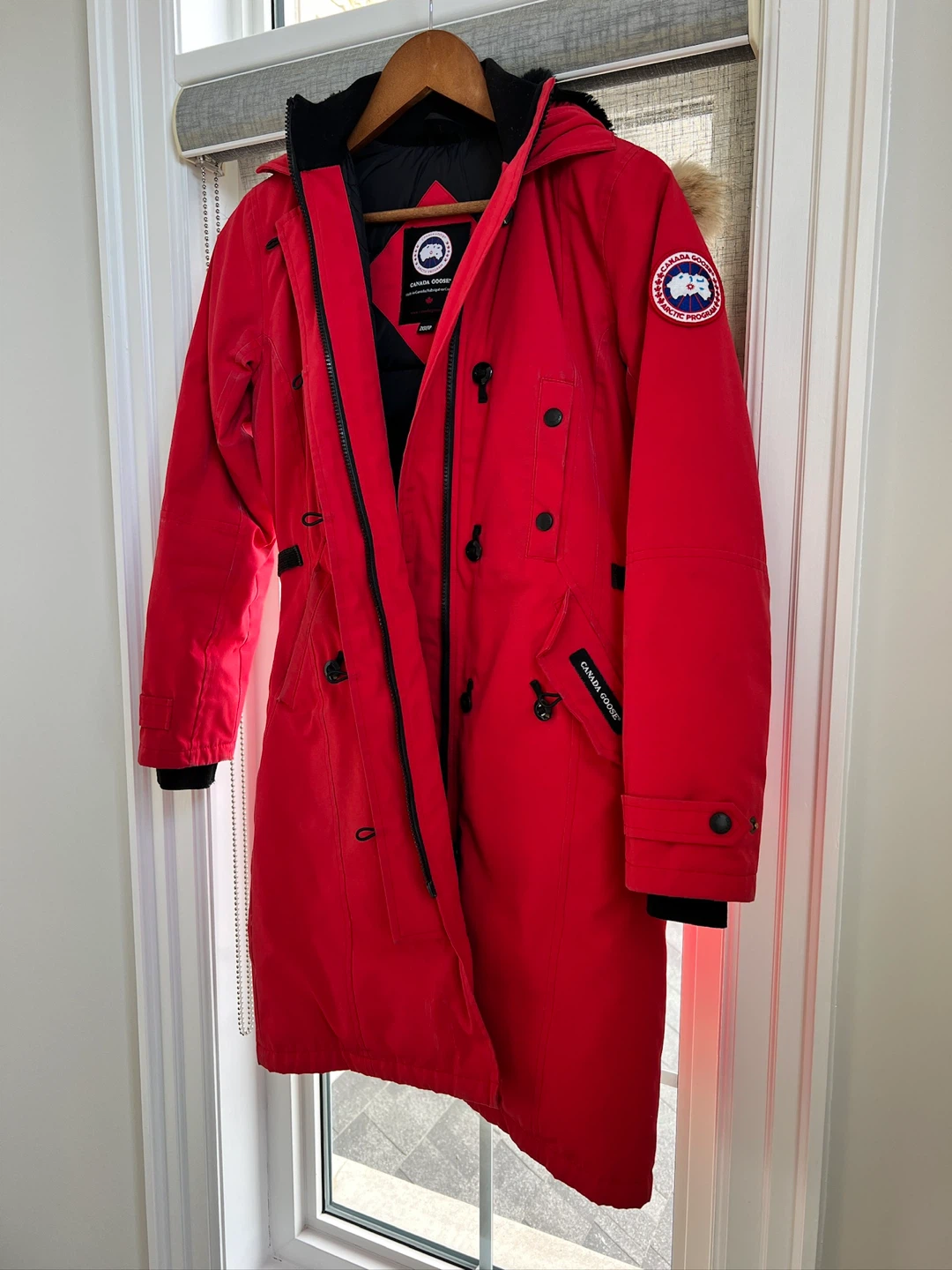 Canada Goose Red Parka - Size 2XS