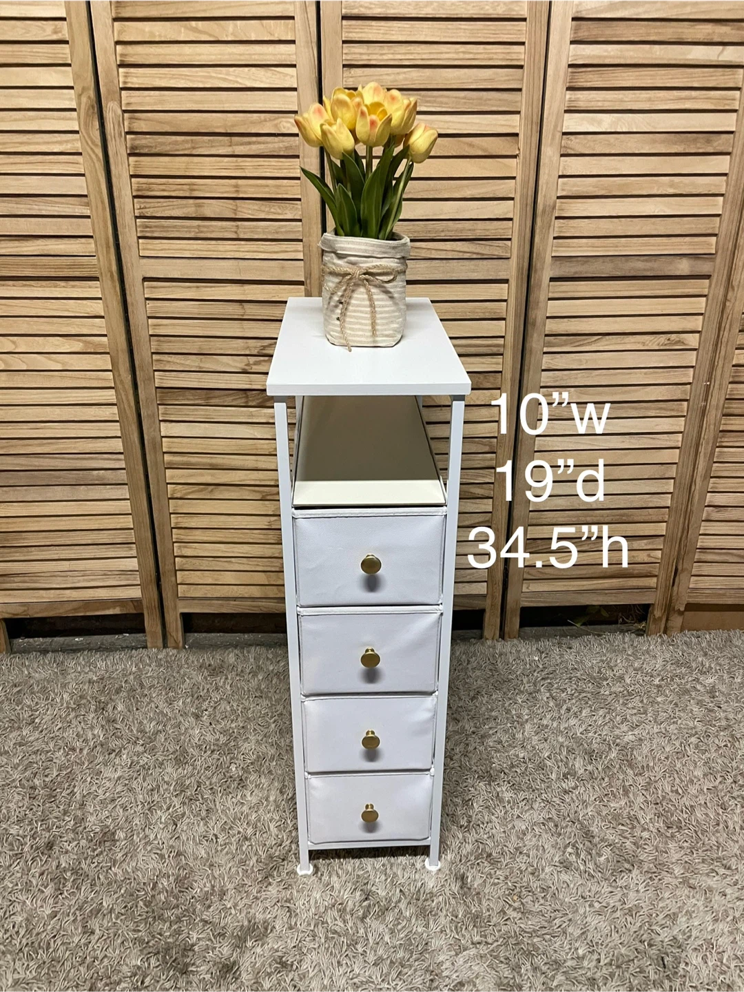 White Storage Drawer - photo 4