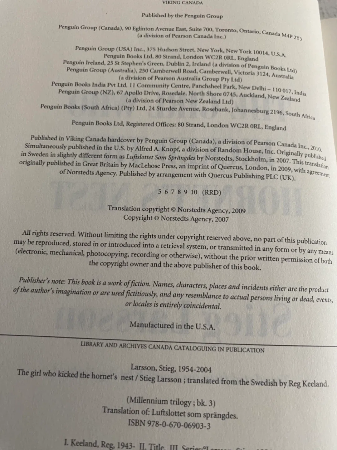 The Girl Who Kicked the Hornet's Nest by Stieg Larsson image indicator(3)