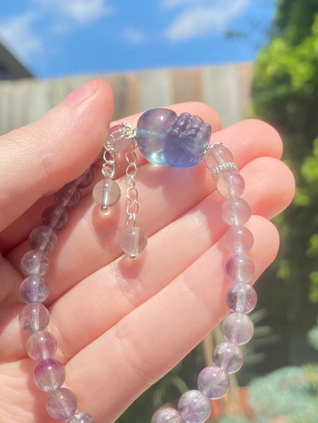 Fluorite Pixiu Bracelet image indicator(4)