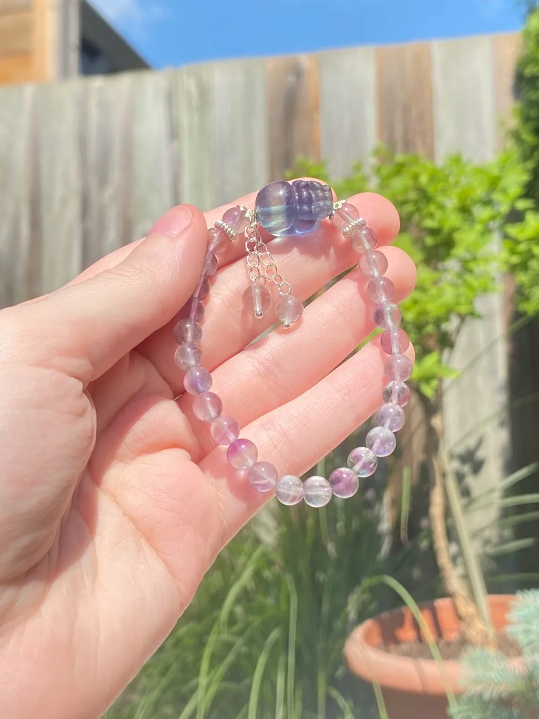Fluorite Pixiu Bracelet image indicator(2)