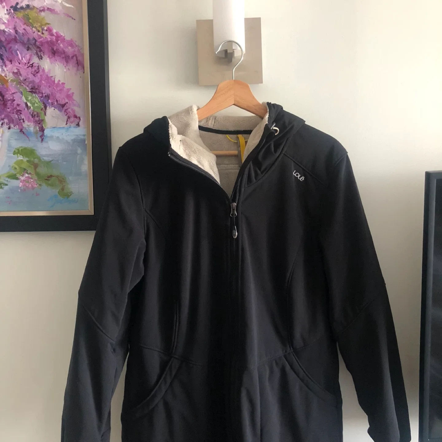 Lole Women’s Black Fall/Winter Coat - Size Large image indicator(4)