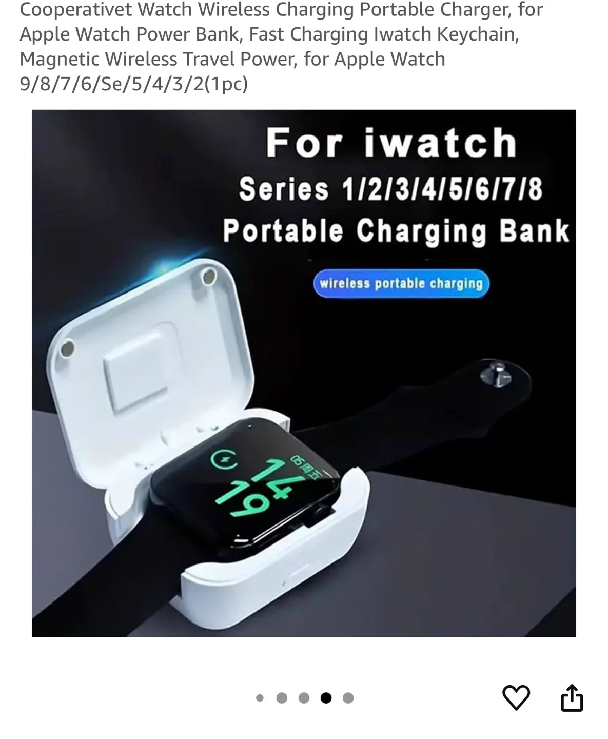 Smart Watch Portable Power Bank - New! image indicator(4)