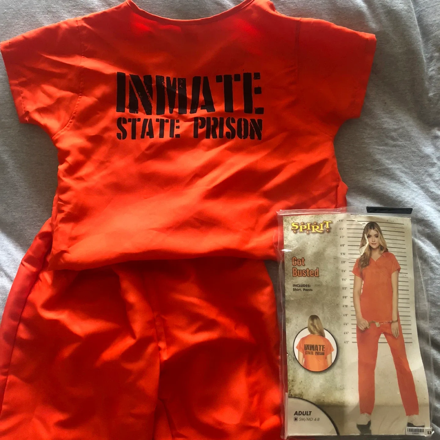 Spirit Halloween Inmate Costume - Adult S/M thumbnail