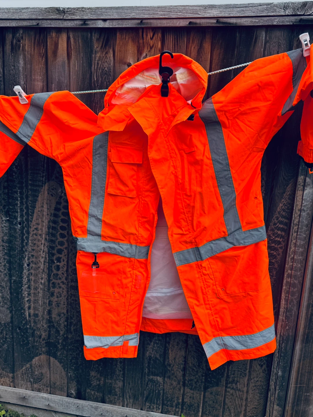 Storm Pro Hi-Vis Rain Jacket Size M