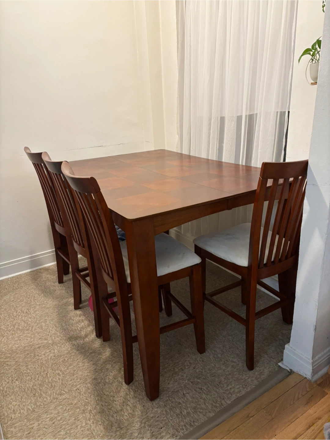 Dining Table with 6 Chairs - Wood - photo 2