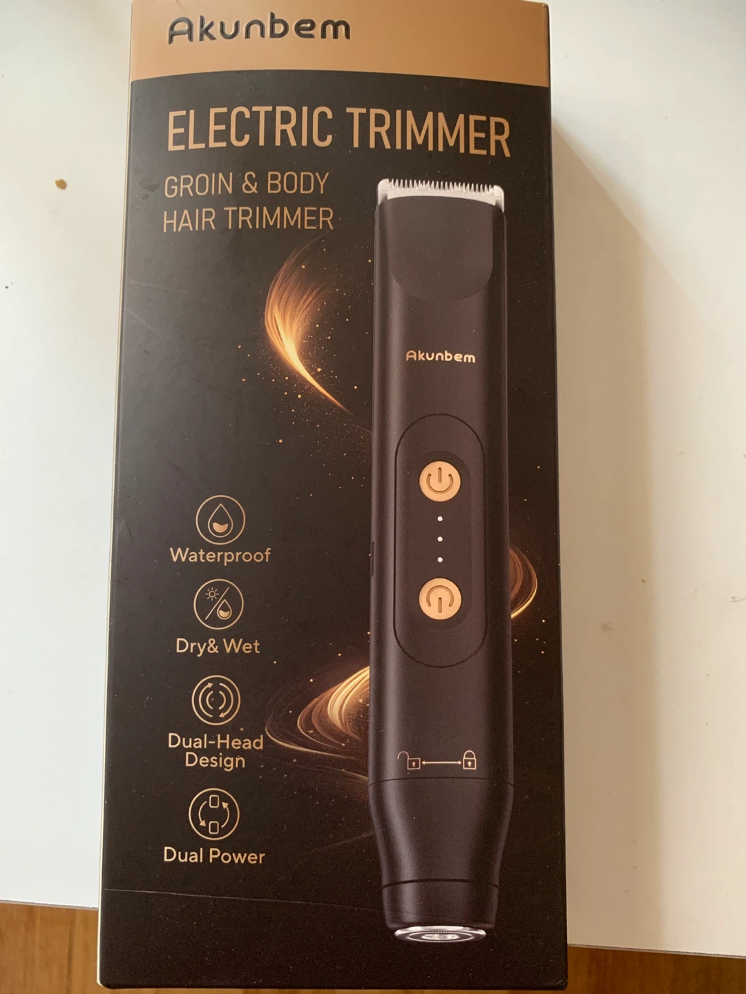 Akunbem Electric Groin & Body Hair Trimmer - NEW