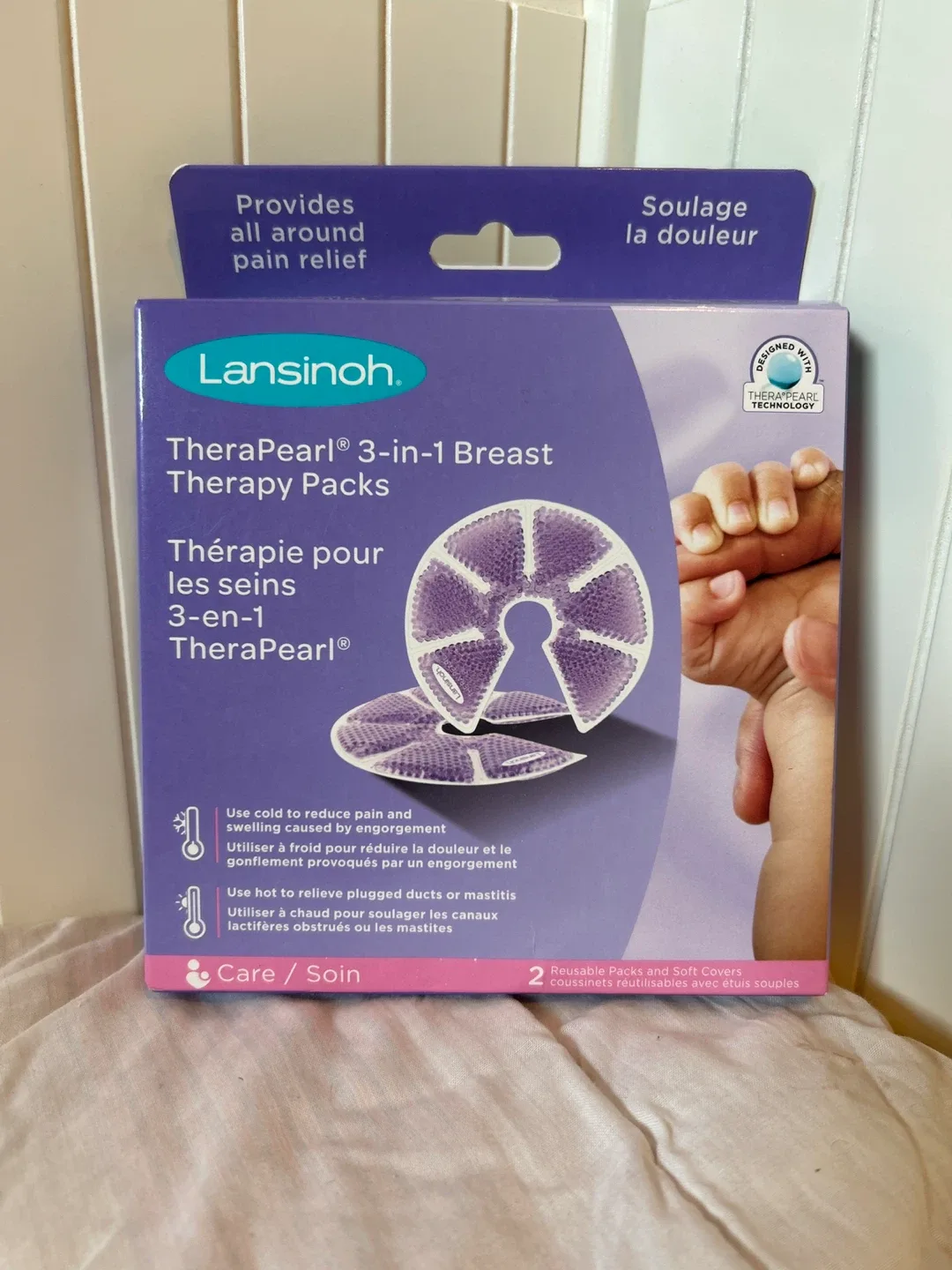 Lansinoh TheraPearl 3-in-1 Breast Therapy Packs thumbnail