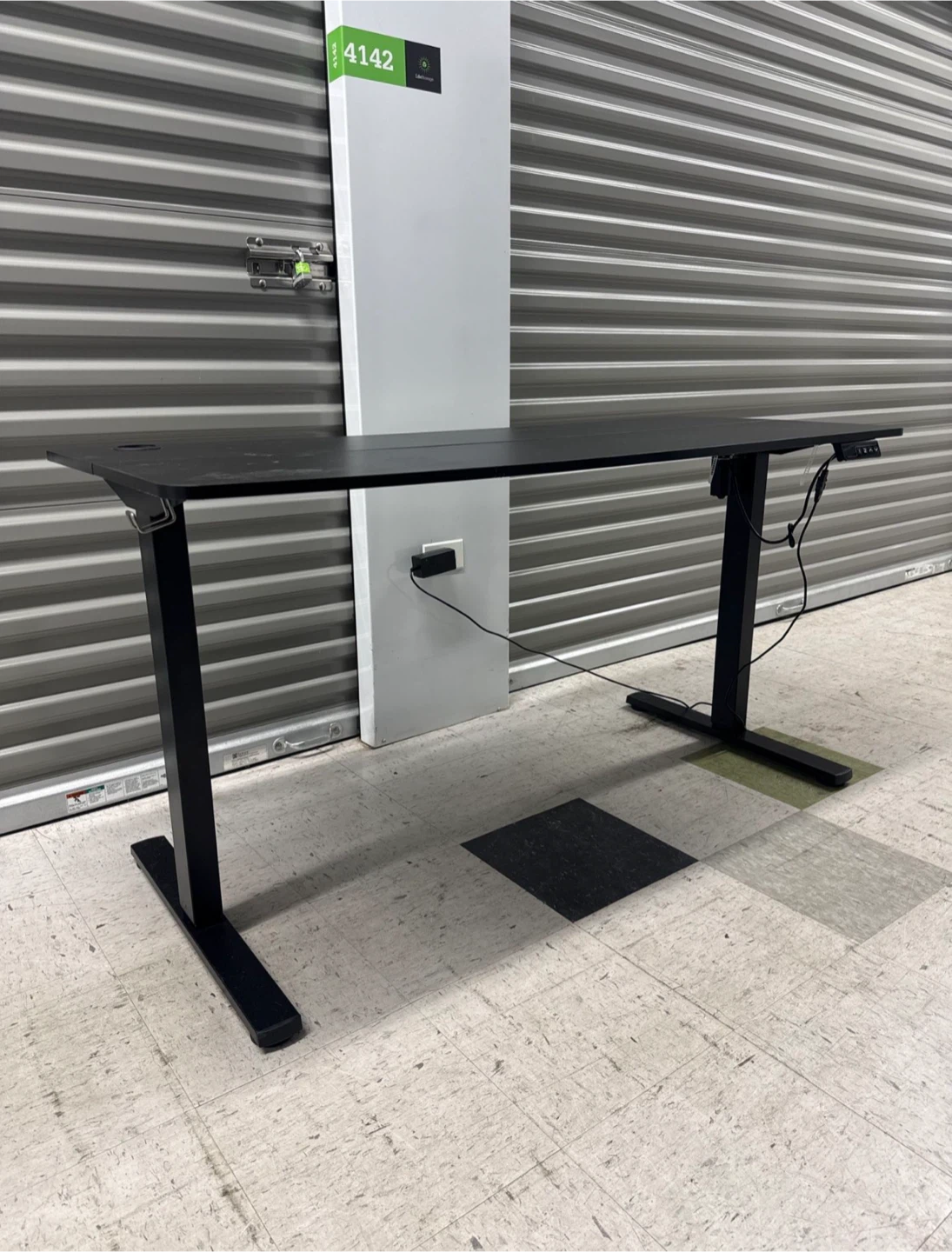 Black Electric Standing Desk