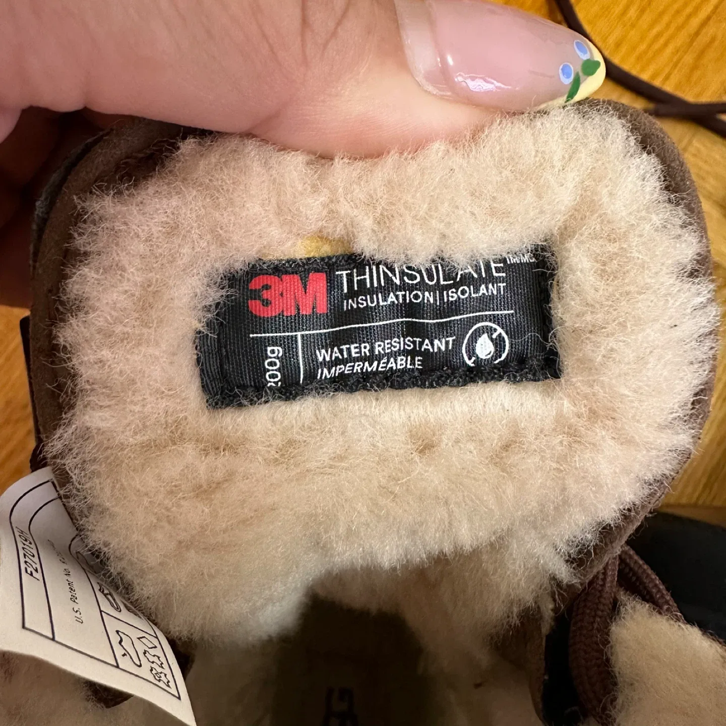 NEW Kids UGG Brown Leather Winter Boots K Butte II CWR image indicator(5)