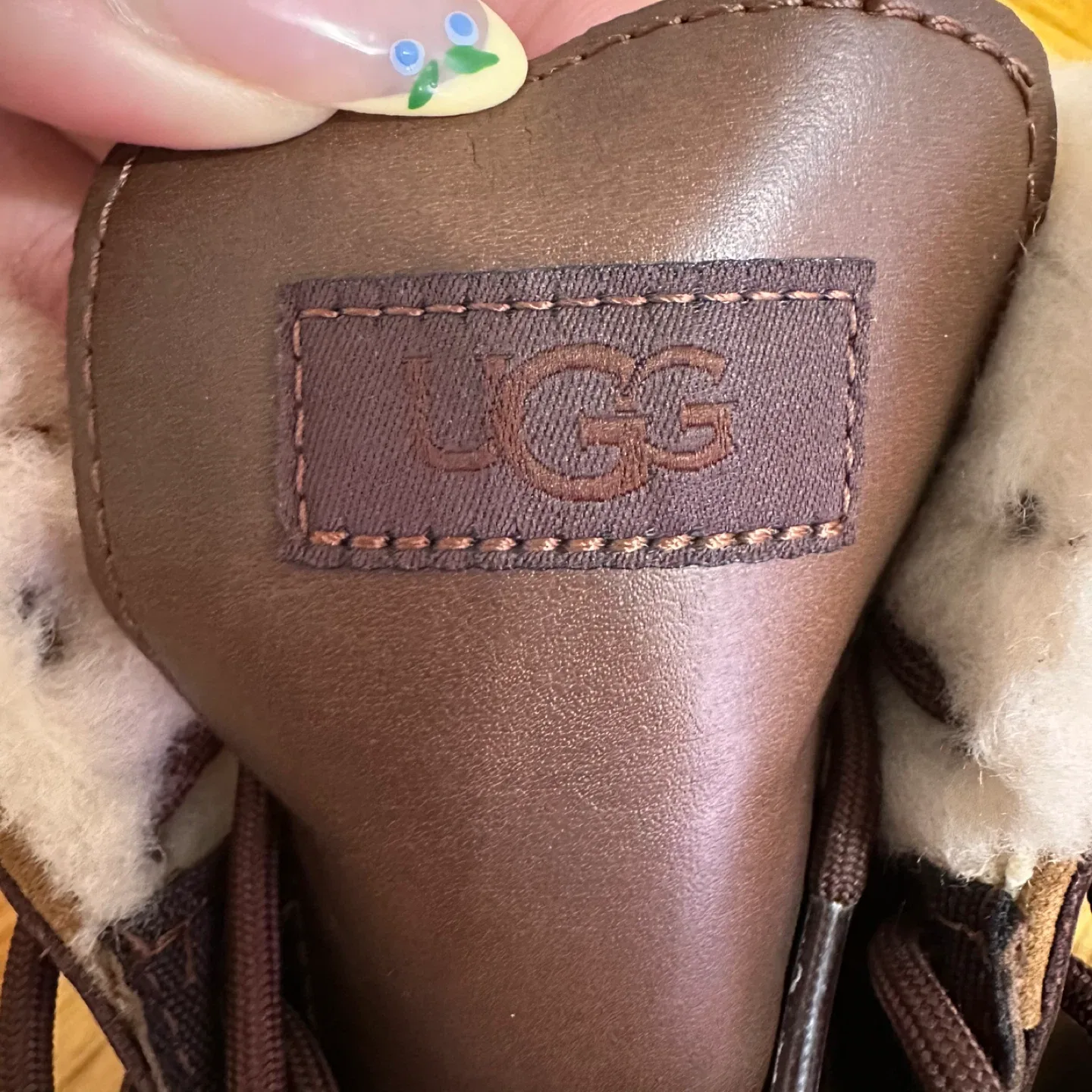NEW Kids UGG Brown Leather Winter Boots K Butte II CWR image indicator(6)