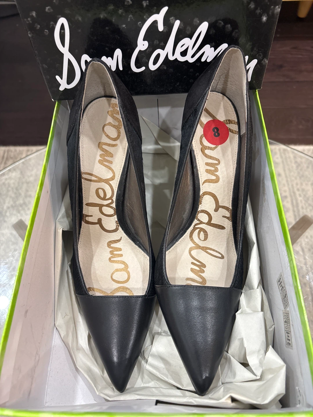 Sam Edelman Desiree Black Heels - Size 8 - photo 2