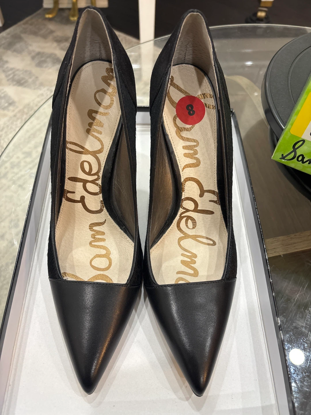 Sam Edelman Desiree Black Heels - Size 8 - photo 4