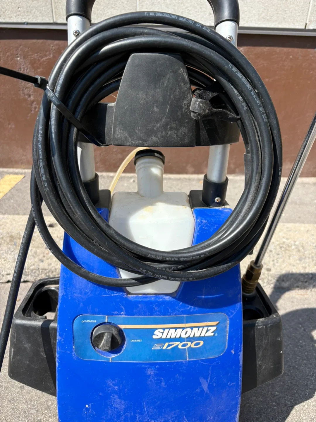 Simoniz S1700 Electric Pressure Washer image indicator(3)