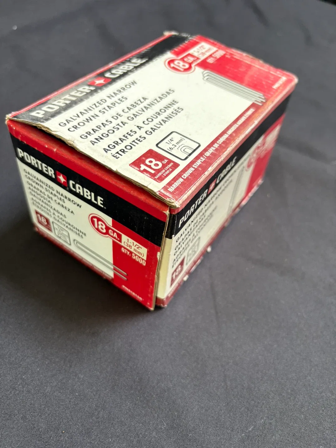 Porter Cable 18GA Narrow Crown Staples image indicator(4)