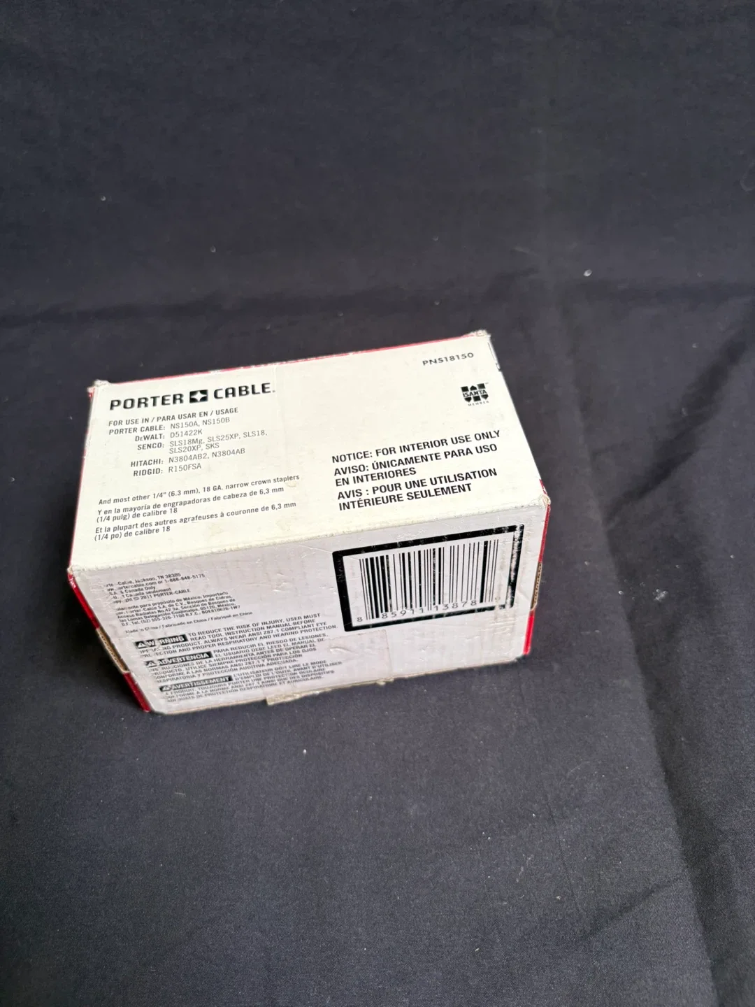 Porter Cable 18GA Narrow Crown Staples image indicator(6)