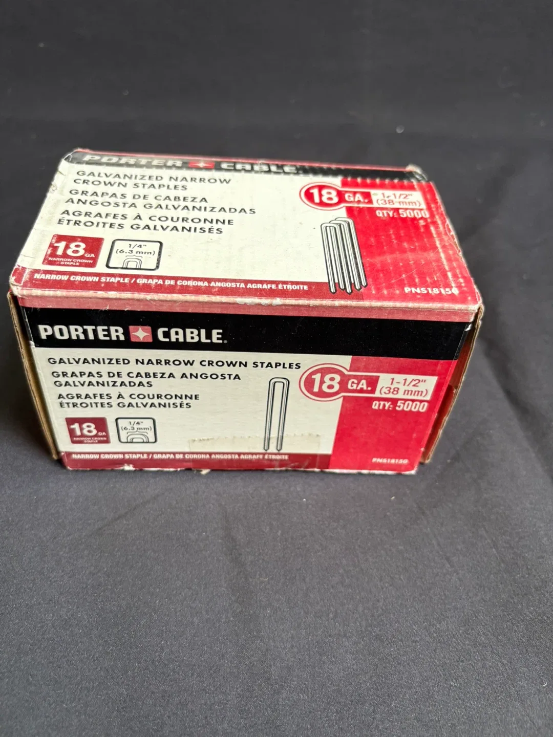 Porter Cable 18GA Narrow Crown Staples image indicator(2)