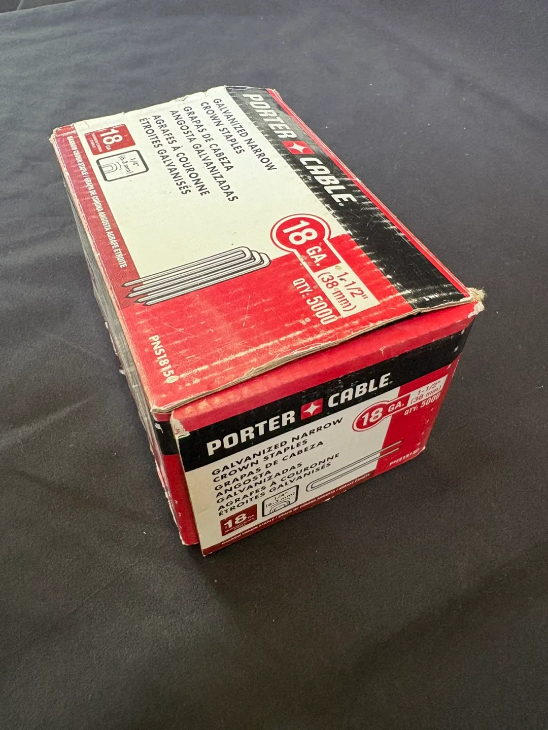 Porter Cable 18GA Narrow Crown Staples image indicator(3)