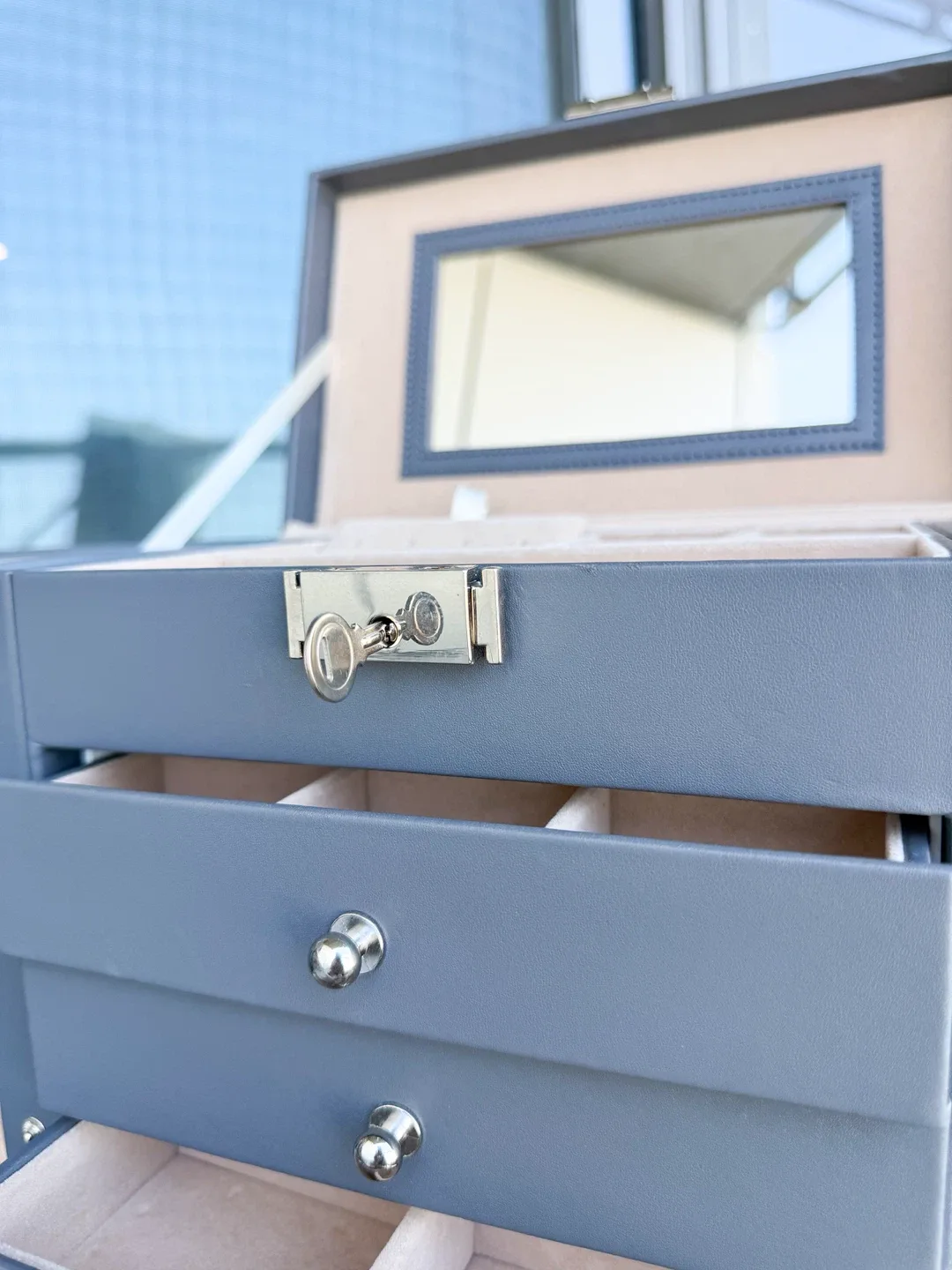 Jewelry Box, Jewelry Organizer with Mirror, Jewelry Storage image indicator(6)