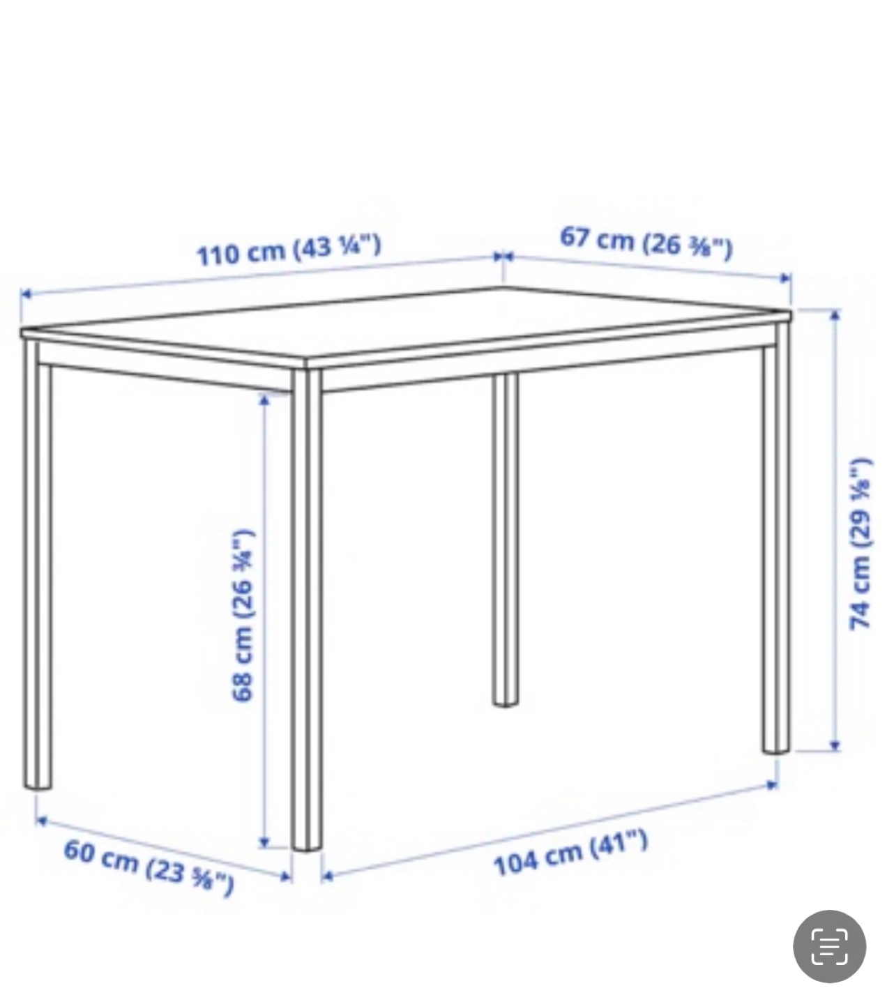 IKEA Table black - MOVE OUT SALE - photo 4