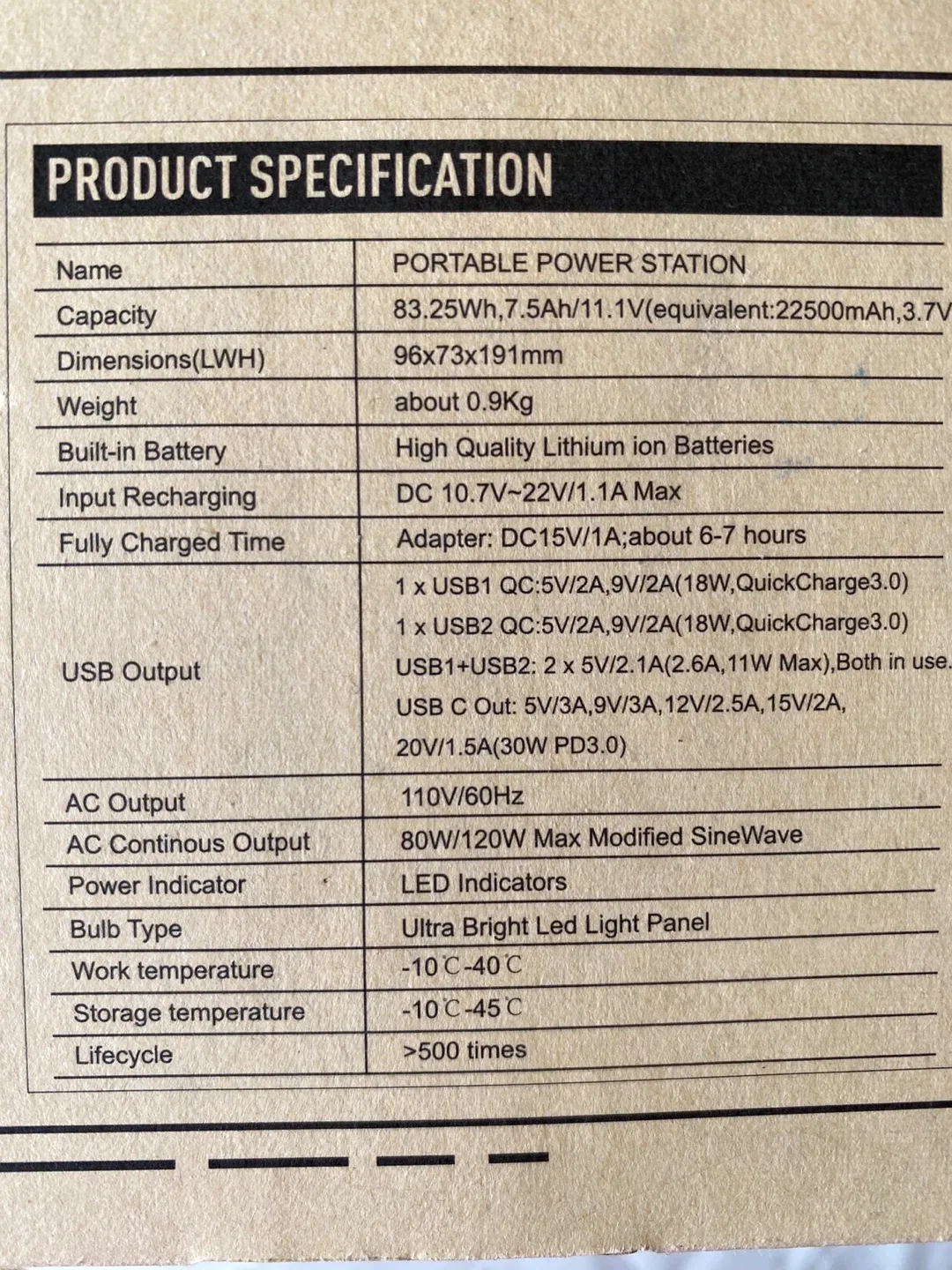 Takki Portable Power Station - New in Box! image indicator(3)