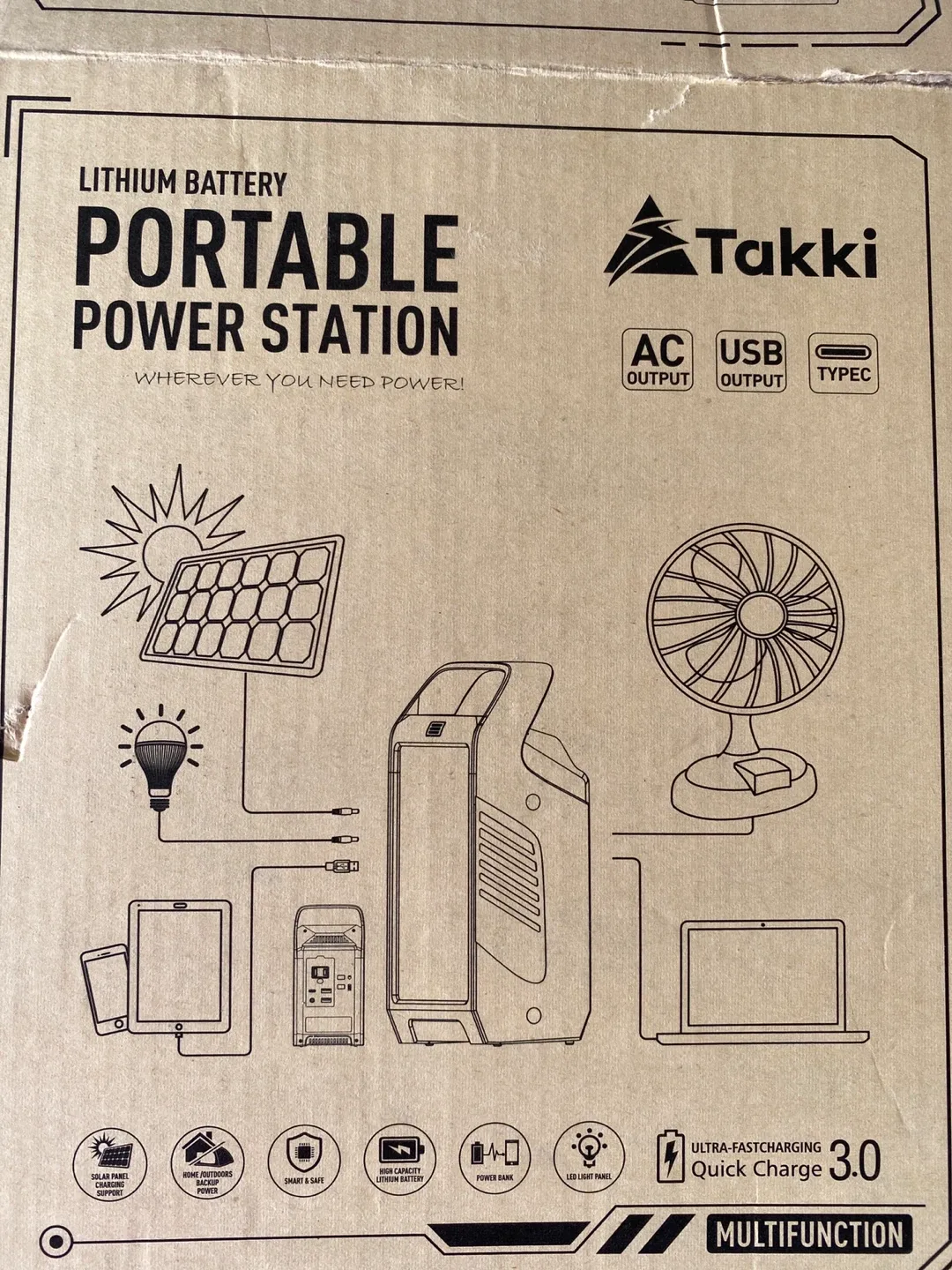 Takki Portable Power Station - New in Box! image indicator(2)