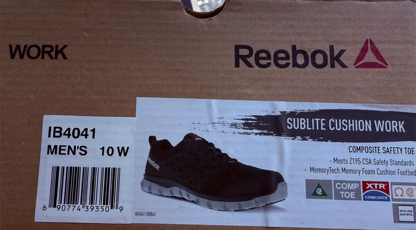 Reebok Safety Shoes - Size 10W - photo 2
