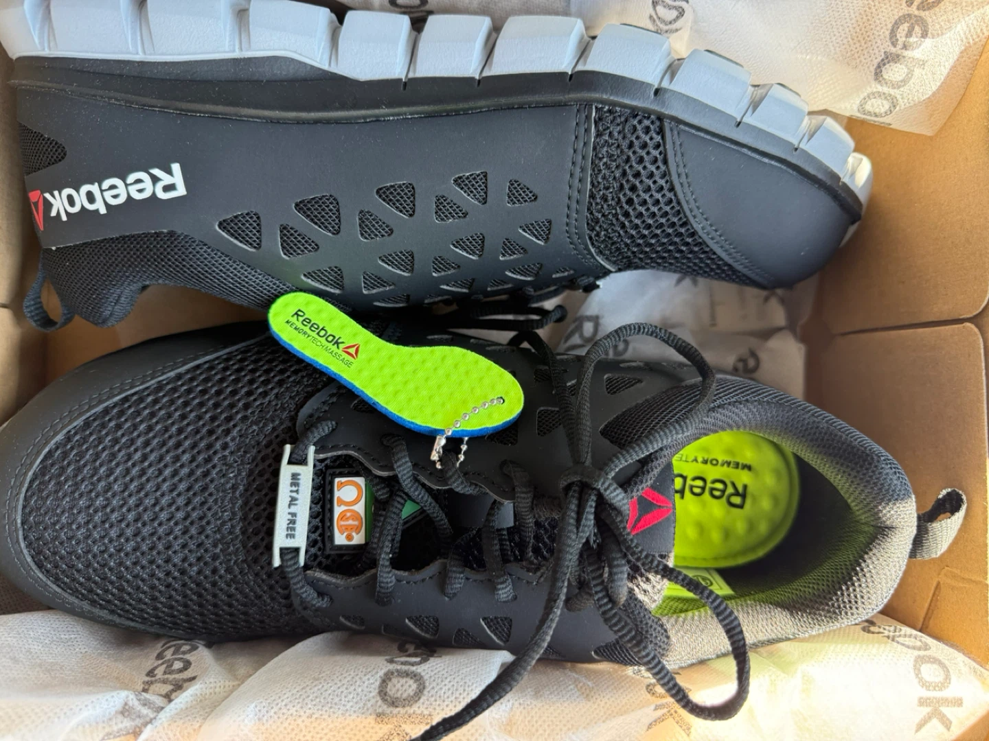 Reebok Safety Shoes - Size 10W