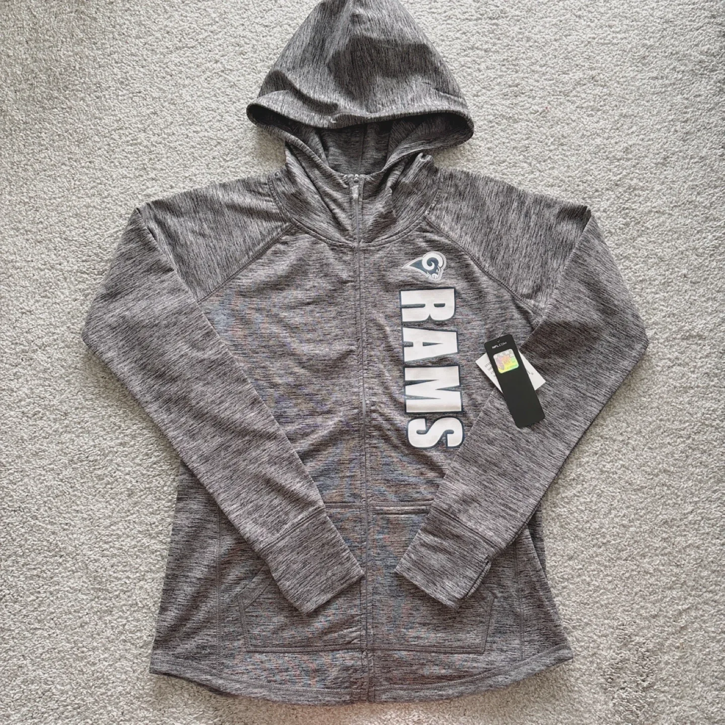 New NFL Football Team Women’s Full Zip Hoodie Size S & M image indicator(3)