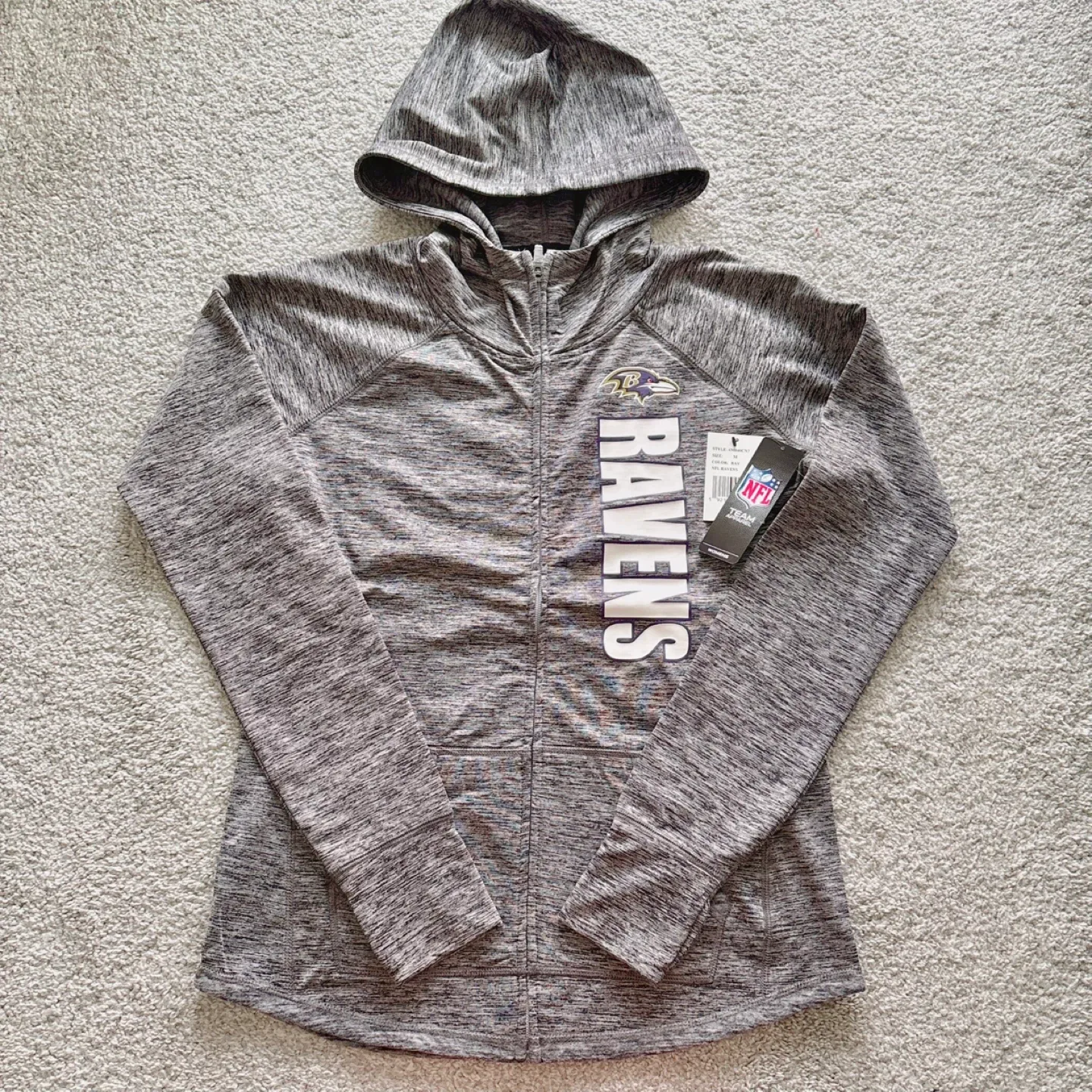 New NFL Football Team Women’s Full Zip Hoodie Size S & M image indicator(5)