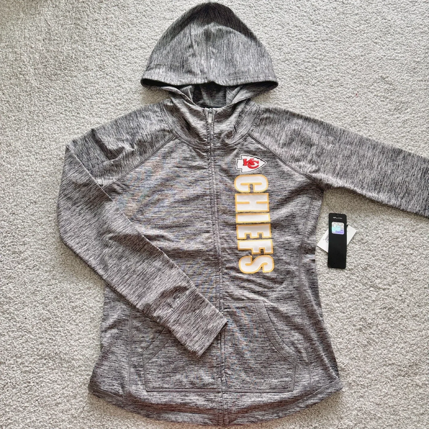 New NFL Football Team Women’s Full Zip Hoodie Size S & M image indicator(10)