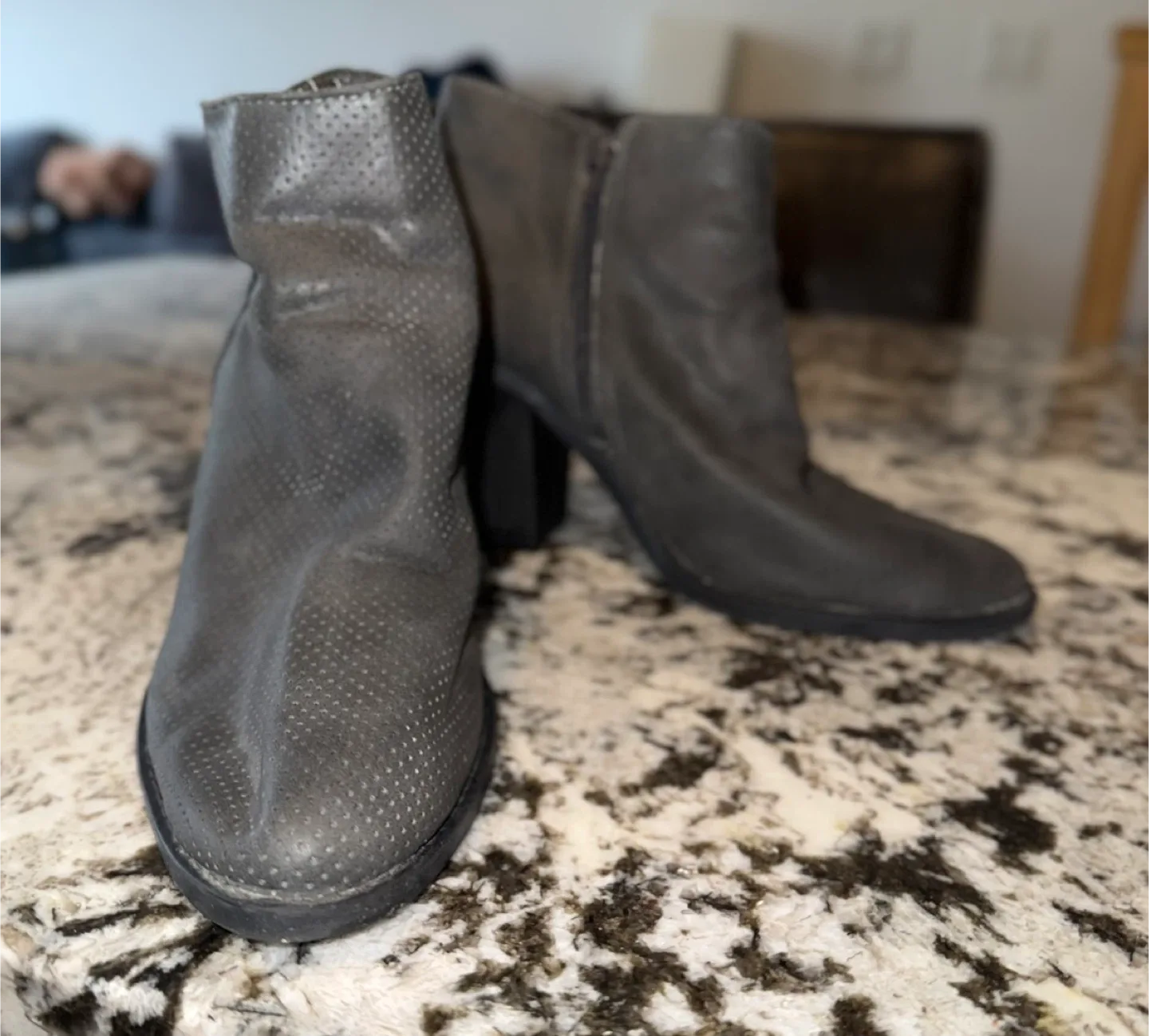 Esprit Grey Ankle Boots thumbnail