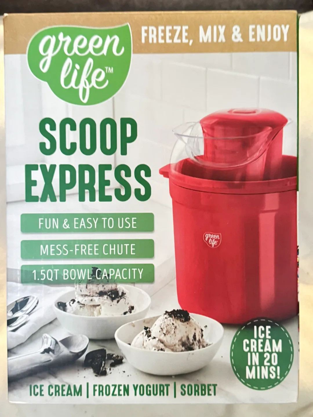 Green Life Scoop Express - Ice Cream Maker thumbnail