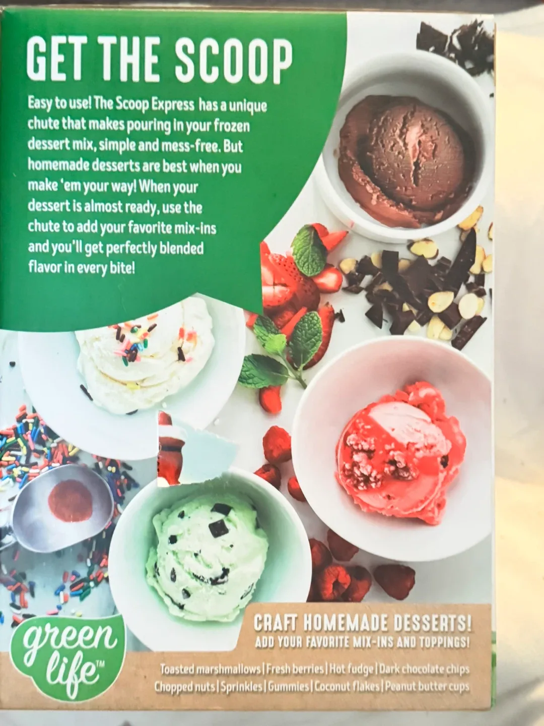 Green Life Scoop Express - Ice Cream Maker image indicator(4)