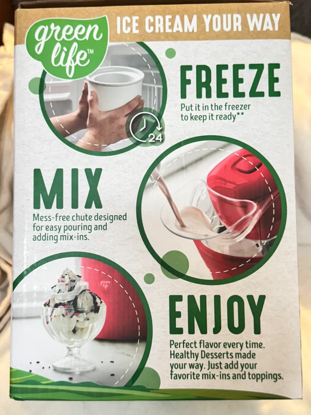 Green Life Scoop Express - Ice Cream Maker image indicator(3)