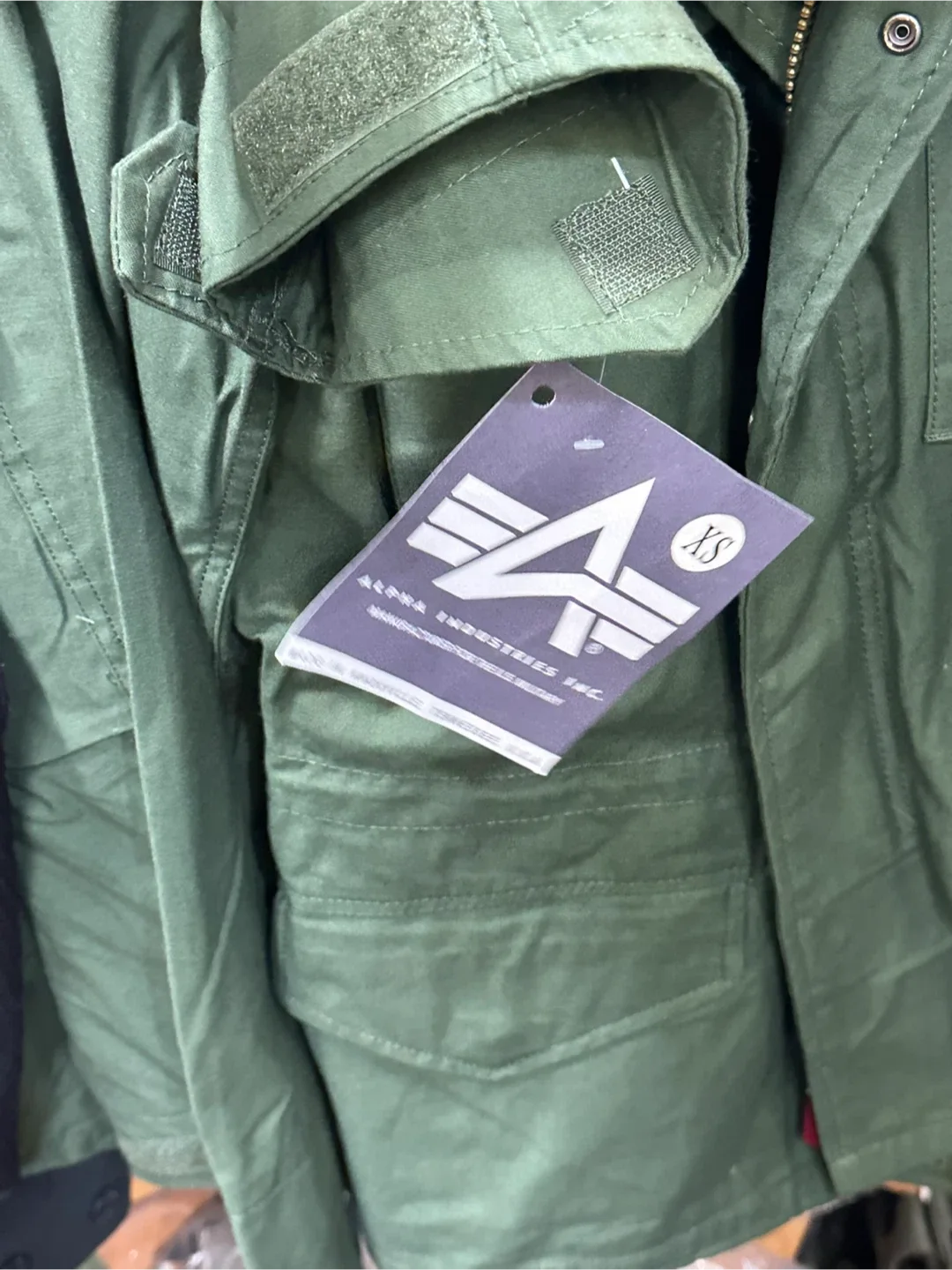 Alpha Industries M-65 Field Coat XS S M Brand new only image indicator(3)