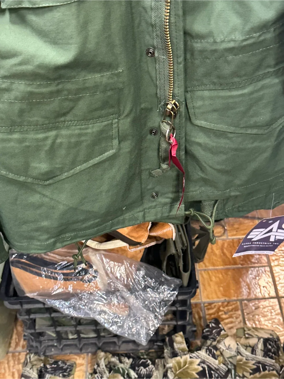 Alpha Industries M-65 Field Coat XS S M Brand new only image indicator(5)